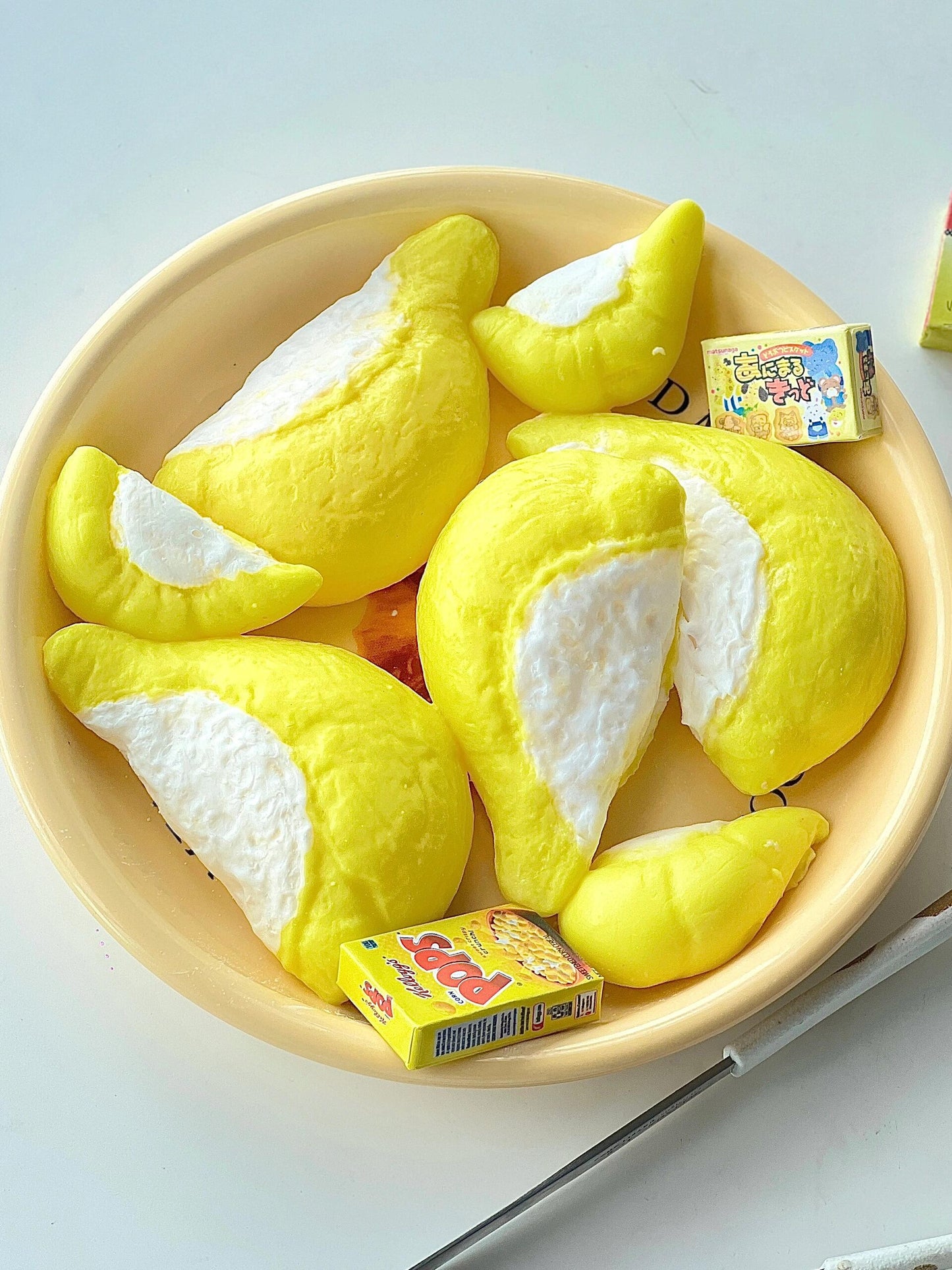 Durian Taba Squishy, ASMR Toys, Fake Food Slime